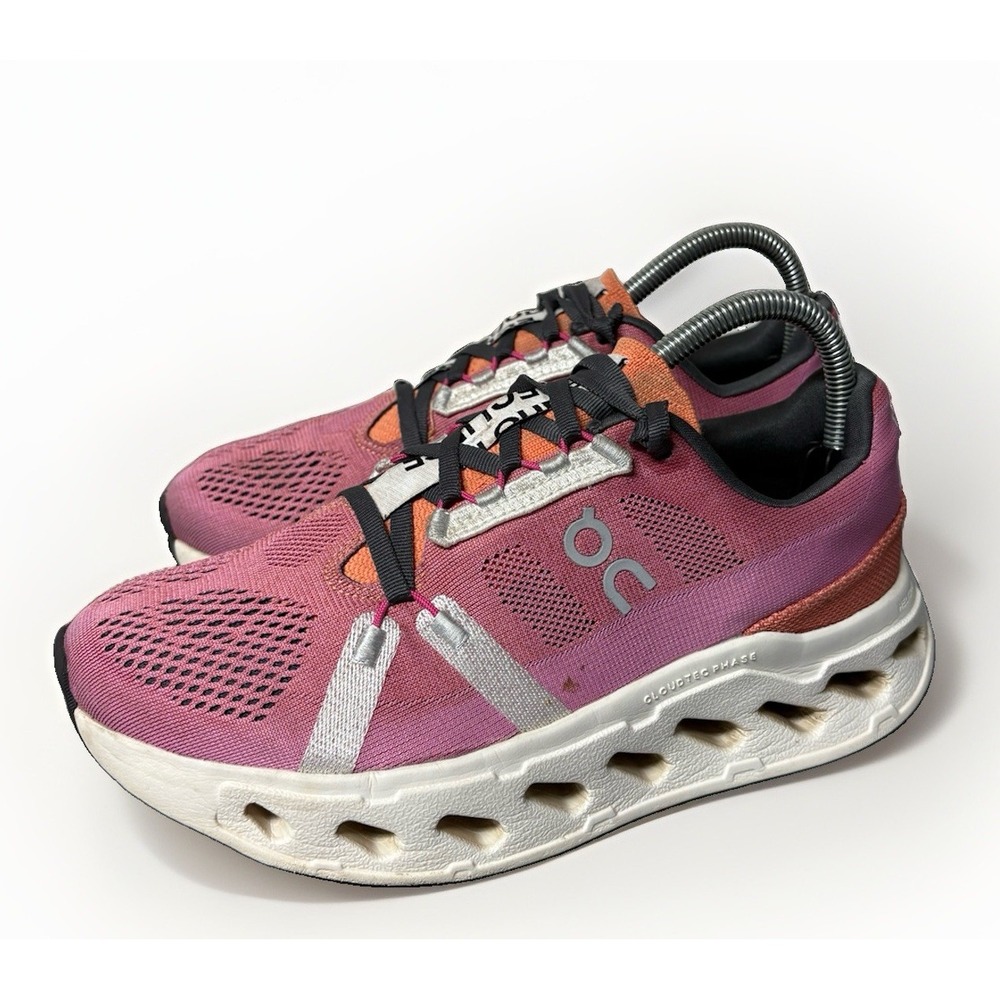 ON Running Brand Cloud Cloudeclipse Tangerine Ivory Women's Shoes Size 7.5